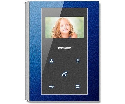 Commax CMV-43S — 4,3" цветной видеодомофон в синем корпусе