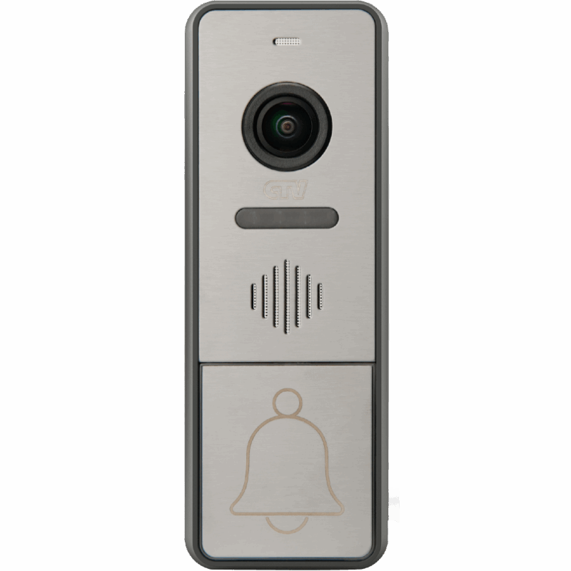 CTV-D4004FHD — серебристая одноабонентская цветная видеопанель, AHD и CVBS.